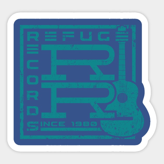 Refuge Records Sticker by MindsparkCreative